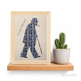 Quadro Winston Churchill su Francobolli inlgesi