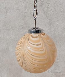 Lampadario in vetro di Murano 