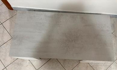 Tavolino basso da salotto con piano rialzabile
