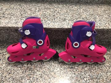 Pattini Oxelo bimba rosa