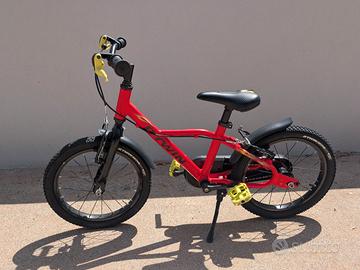 Bicicletta MTB Bambino 16'' mountain bike 4-6 anni