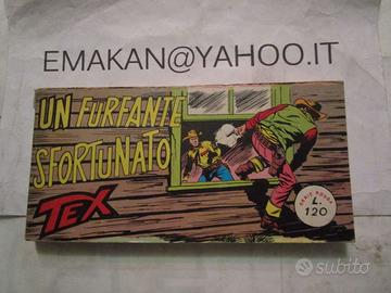 TEX SERIE ROSSA N 185 UN FURFANTE SFORTUNATO