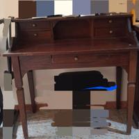 Scrittoio antico color noce