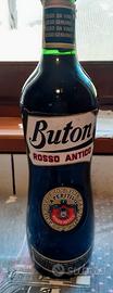 Bottiglia rosso antico Buton da collezione