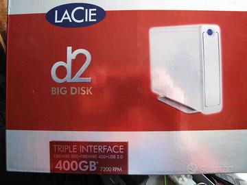 Hd Lacie esterno 400gb