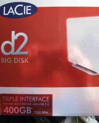 Hd Lacie esterno 400gb