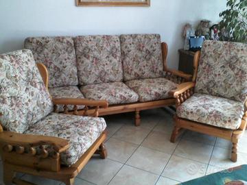 Salotto completo rustico