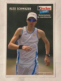Cartolina Alex Schwarzer - kinder + sport