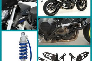 Yamaha Mt ammortizzatore scarico ricambi pedane