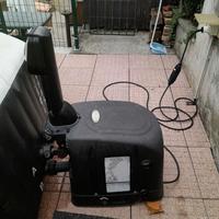 Motore per idromassaggio e copertura piscina