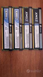 4x2GB RAM DDR3 Corsair XMS3 1600MHz (Totale 8GB

