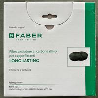 Faber coppia filtri carbone attivo