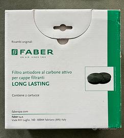 Faber coppia filtri carbone attivo