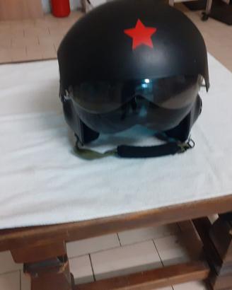 Riproduzione casco pilota caccia cinese