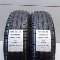 2 GOMME 195 65 15 MICHELIN RIF3604