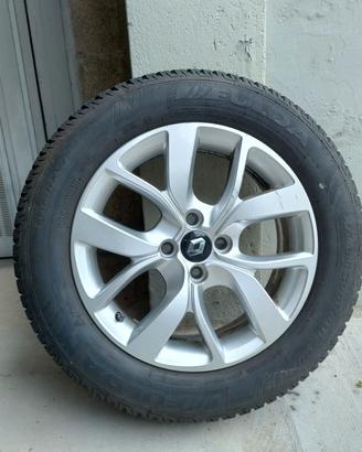 4 cerchi in lega renault +4 gomme 205/60R16 invern