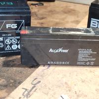 Lotto 3 batterie 12V – 7Ah / 7.2Ah / 2.3Ah