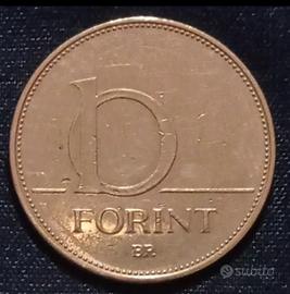 Moneta da 10 Forint del 2005 Ungheria 