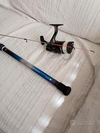 Canna Daiwa  e mulinello shimano