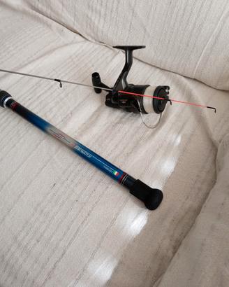 Canna Daiwa  e mulinello shimano
