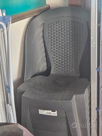 12 sedie simili rattan