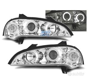 FARI PER OPEL TIGRA 95-03 ANGEL EYES FONDO CROMATO