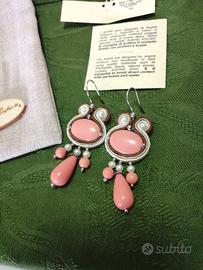 Orecchini corallo