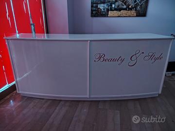 bancone per salone di bellezza 