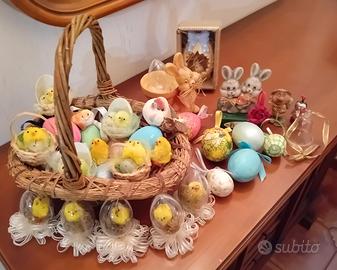 lotto di oggetti pasquali