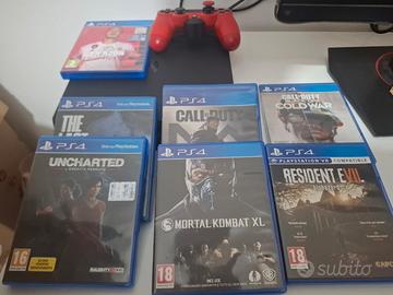  PS4 compresa di pad,giochi e cavi