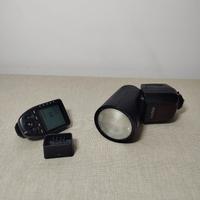 Flash  godox V1C (Canon) con trasmettitore X1ProC