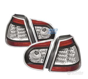 FANALI VOLKSWAGEN VW GOLF 5 03-08 LED FONDO CROMAT