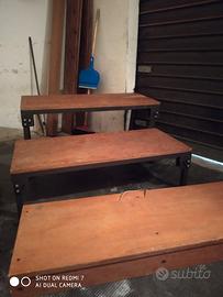 9 Pedane 3 altezze x palchi o allestimenti