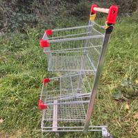 Carrello spesa doppio cesto