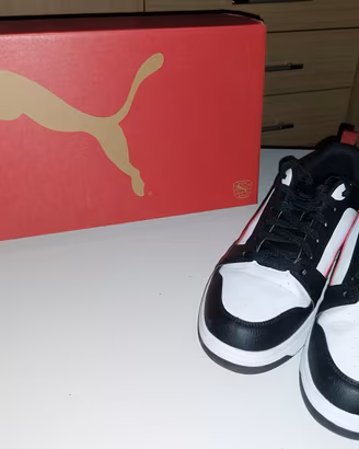 Scarpe Rebound Bianche/Nere/Rosse Puma misura 43