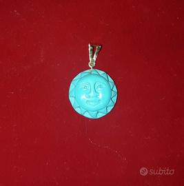 Ciondolo pietra turchese 