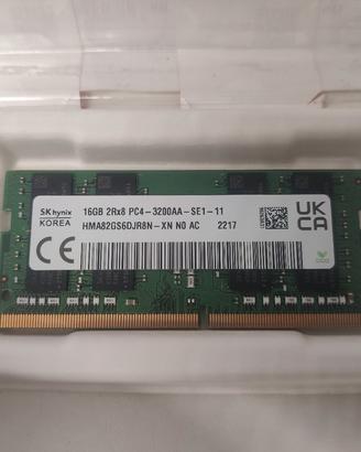 16gb ddrr 3200mhz  SoDIMM