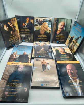 Lotto 11 DVD Il Commissario Montalbano