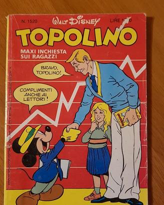 Topolino libretto Disney n.1520 13 Gennaio 1985