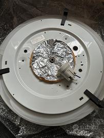 Plafoniera/lampadario in vetro 40 cm