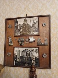 Quadro collage di sordi alberto