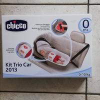 Kit trio car chicco attacchi cinture culla auto
