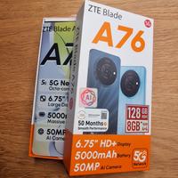 Smartphone Zte Blade A76 5G 128GB 4+4 RAM nuovo,