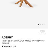 Tavolo in vetro 160×80