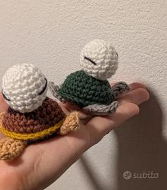 Peluche tartarughe uncinetto