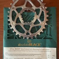 Absolute black 32t oval