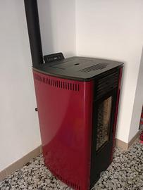 Stufa a pellet QLIMA FIORINA 74S LINE con tubi