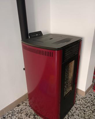 Stufa a pellet QLIMA FIORINA 74S LINE con tubi