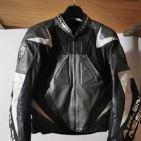 giacca moto in pelle 