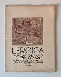 L'Eroica Rassegna Italiana Anno XXVI Quad. 221-222